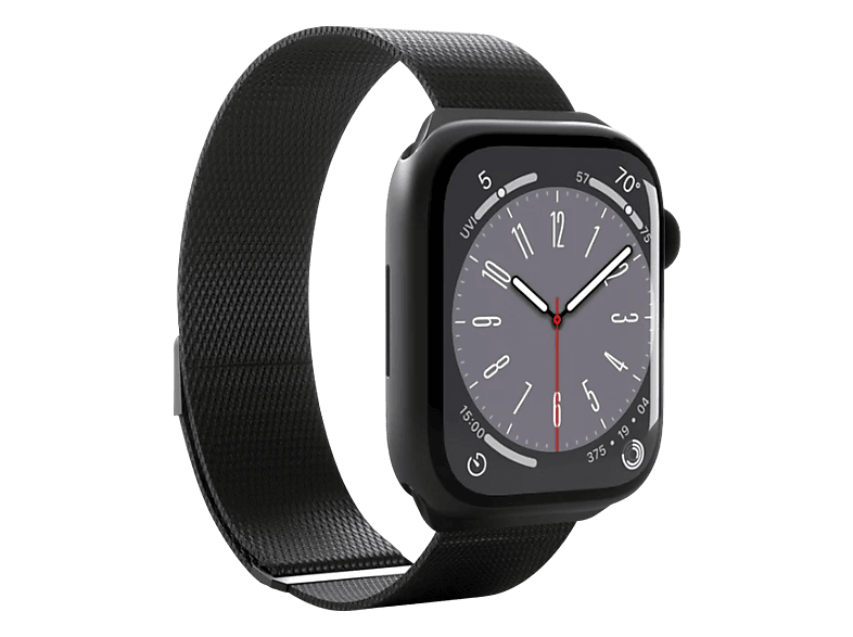 Puro Milanese Band für Apple Watch 42/44/45/49mm, Black; Armband
