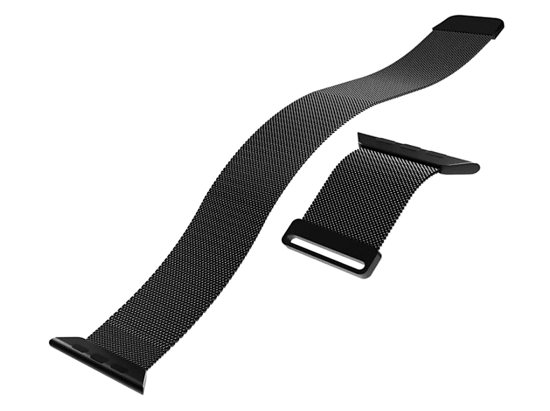 Puro Milanese Band für Apple Watch 42/44/45/49mm, Black; Armband — Foto 2 von 2