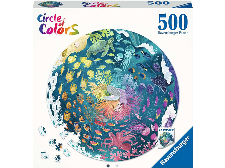 Ravensburger Circle of Colors - Ozean, 500 Teile (Ab 12 Jahren) Puzzle