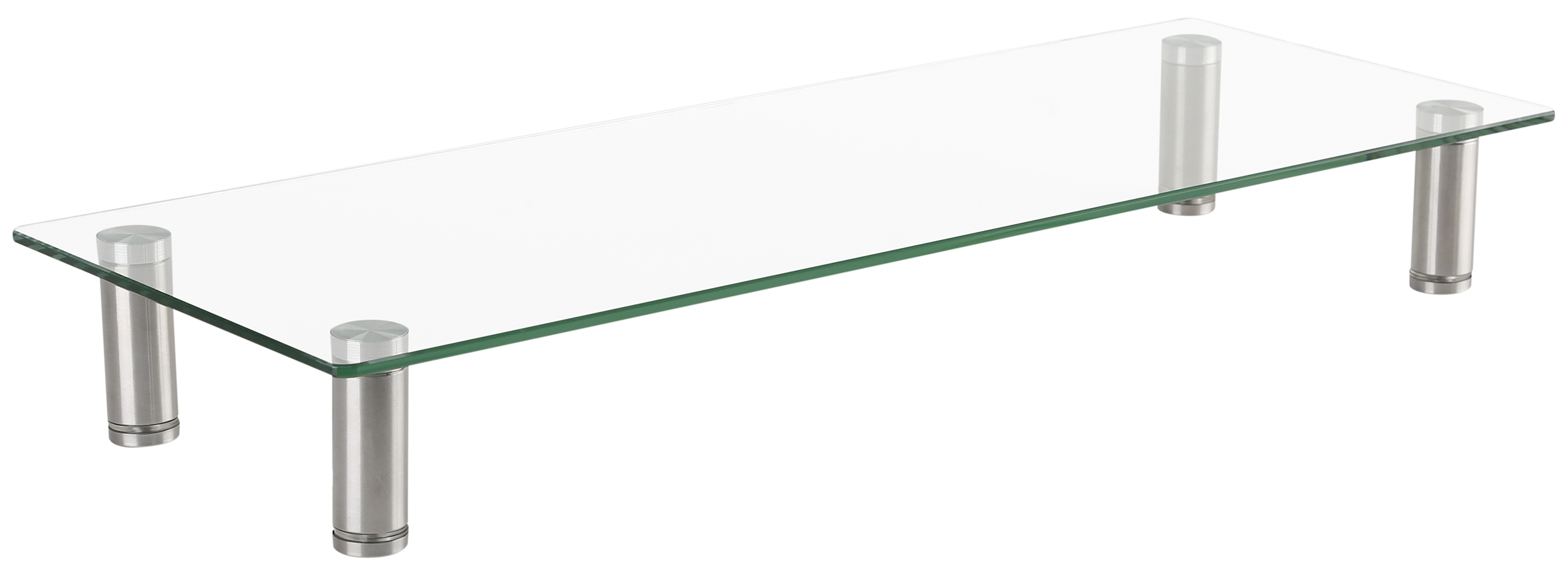 GEMBIRD Üveg monitorállvány, 580 x 210 90 mm, 20 kg terhelhetőség (MS-TABLE-GM-01)