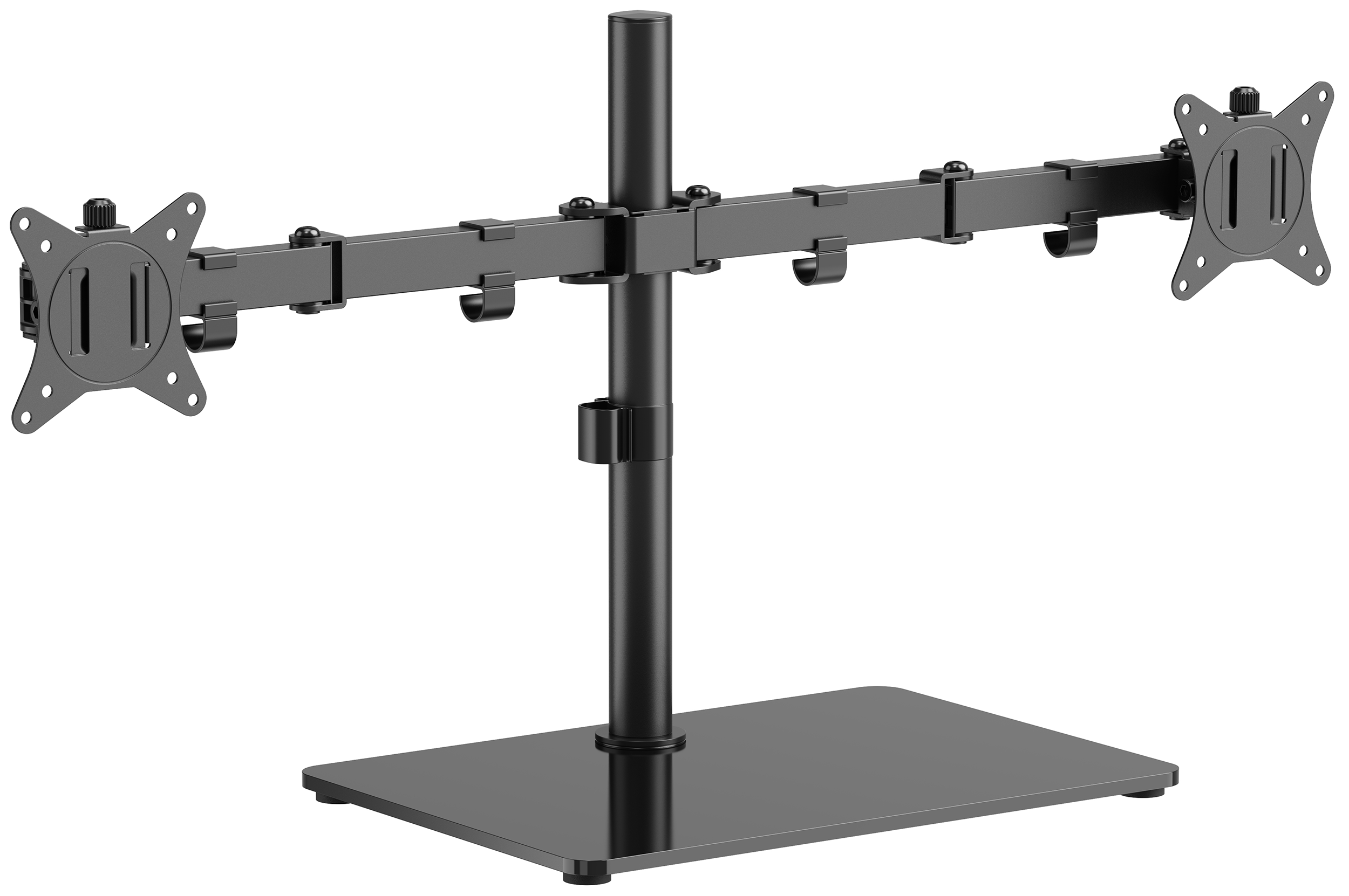 GEMBIRD Asztali monitor tartó állvány 2 monitorhoz, max. 32", VESA 75/100 (MS-D2ST-01)