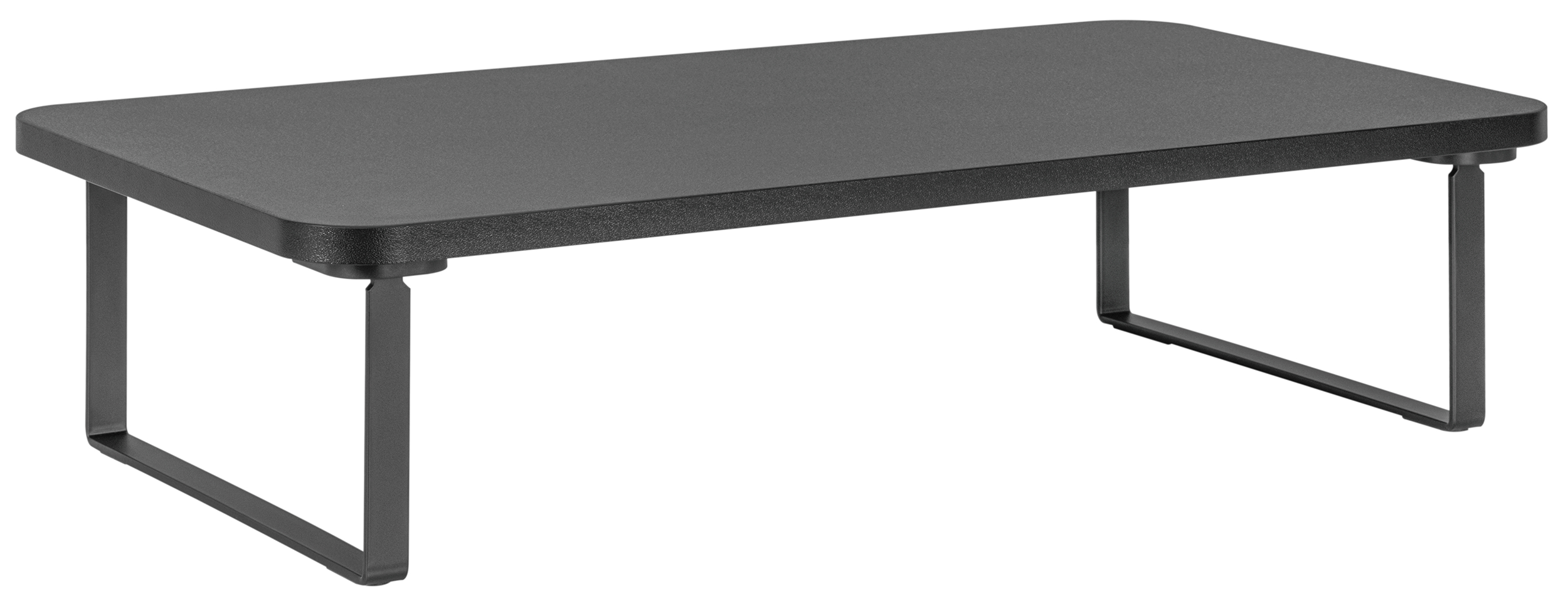 GEMBIRD Monitorállvány, 500 x 260 122 mm, lekerekített sarkok, 20 kb terhelhetőség, fekete (MS-TABLE-03)