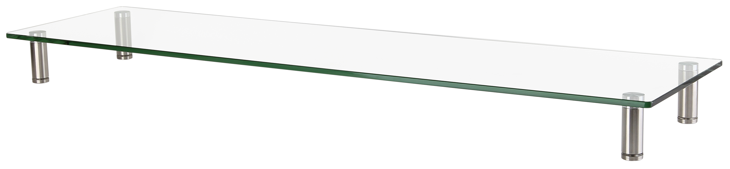 GEMBIRD Üveg monitorállvány, 1000 x 260 93 mm, 20 kg terhelhetőség (MS-TABLE-GL-01)