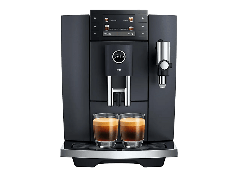 JURA E8 Kaffeevollautomat Cosmic Black (SD)