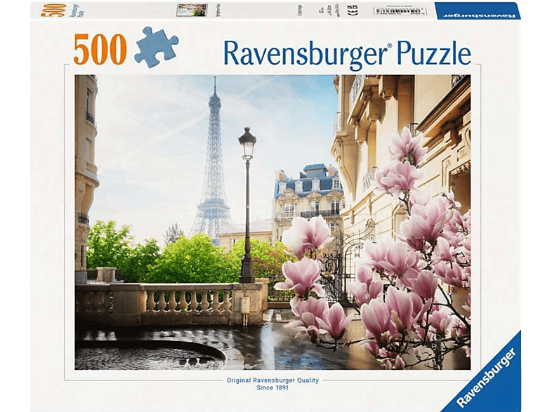 Ravensburger Frühling in Paris, 500 Teile (Ab 12 Jahren) Puzzle