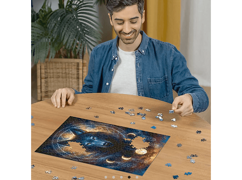 Ravensburger Leuchtender Wolf, 500 Teile (Ab 12 Jahren) Puzzle — Foto 3 von 3