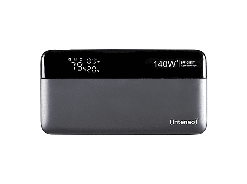 INTENSO HE25000 Powerbank 25000 mAh Grau/Schwarz