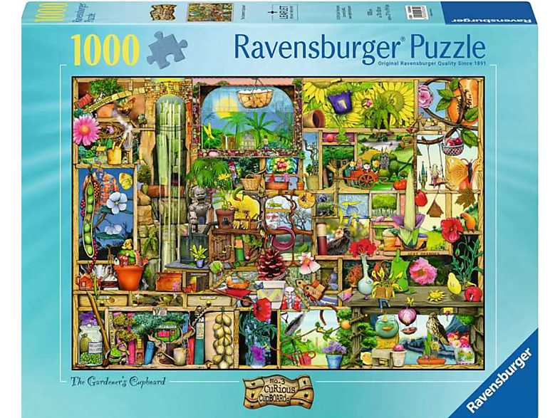 Ravensburger Grandioses Gartenregal, 1000 Teile (Ab 14 Jahren) Puzzle