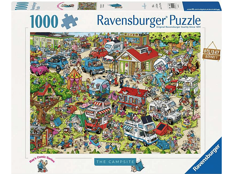Ravensburger Der Campingplatz, 1000 Teile (Ab 14 Jahren) Puzzle