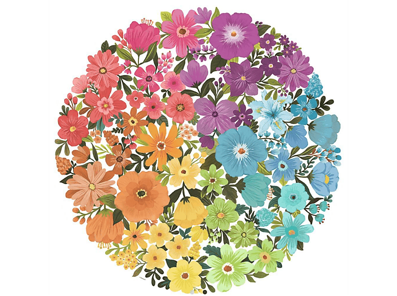 Ravensburger Circle of Colors - Blumen, 500 Teile (Ab 12 Jahren) Puzzle — Foto 2 von 2
