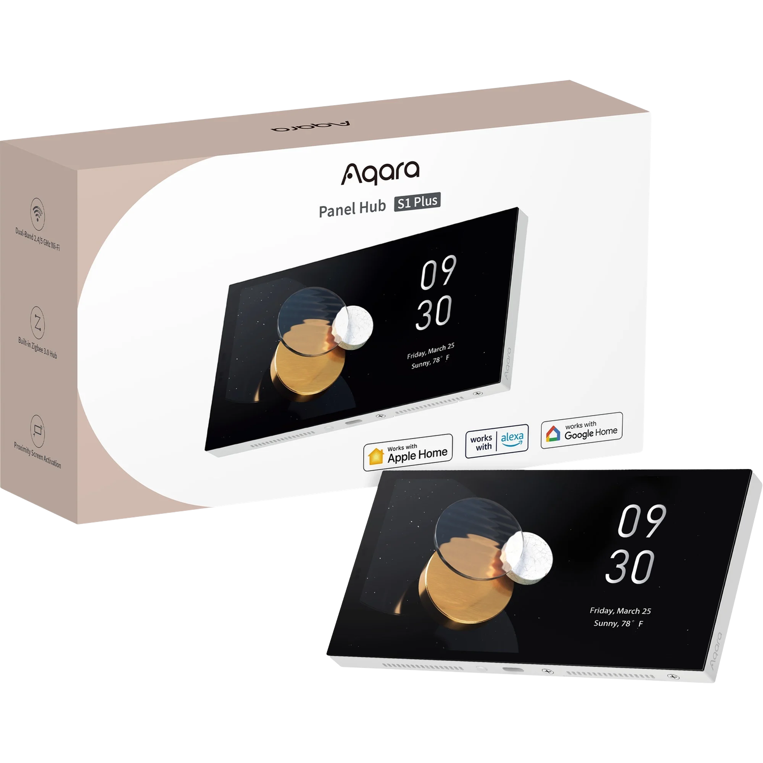 Aqara Panel Hub S1 Plus Eu Smart Bedieningspaneel Wit
