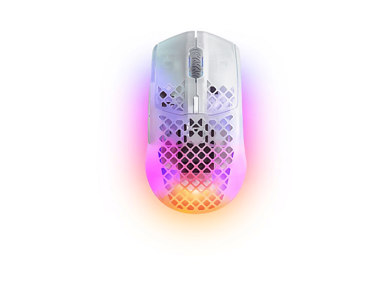 STEELSERIES Aerox 3 Wireless Ghost Edition Gaming Mouse + Qck