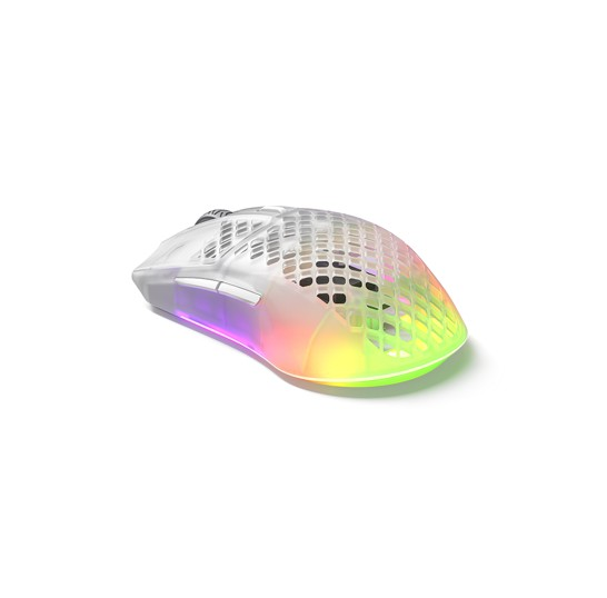 STEELSERIES Aerox 3 Wireless Ghost Edition Gaming Mouse + Qck