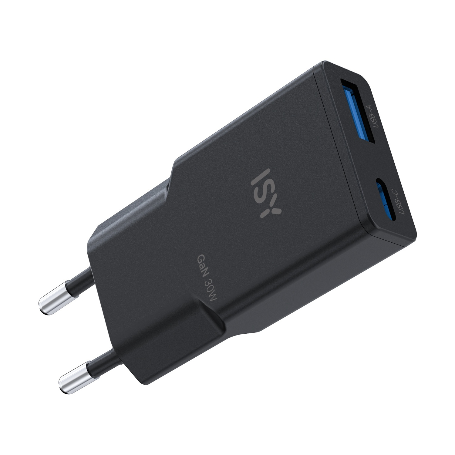 Caricabatteria ISY Iwc-4130 da 30W, Nero