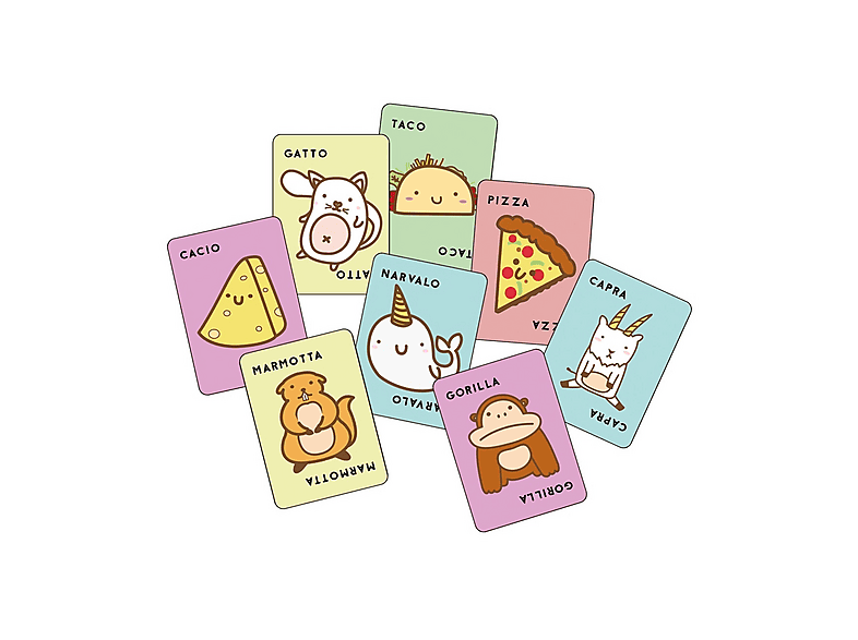 Dv Giochi Taco Gatto Capra Cacio Pizza + The Mind - Due Giochi Di Carte Per Famiglie E Amici