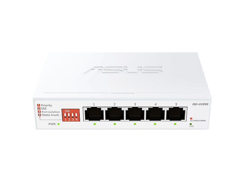 Asus Qg-u1050 5-port 2.5g Unmanaged Switch afbeelding