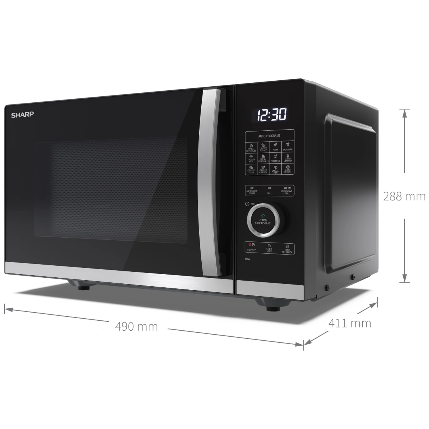 Sharp Combi-magnetron YC-GG252AE aanbieding bij Lidl