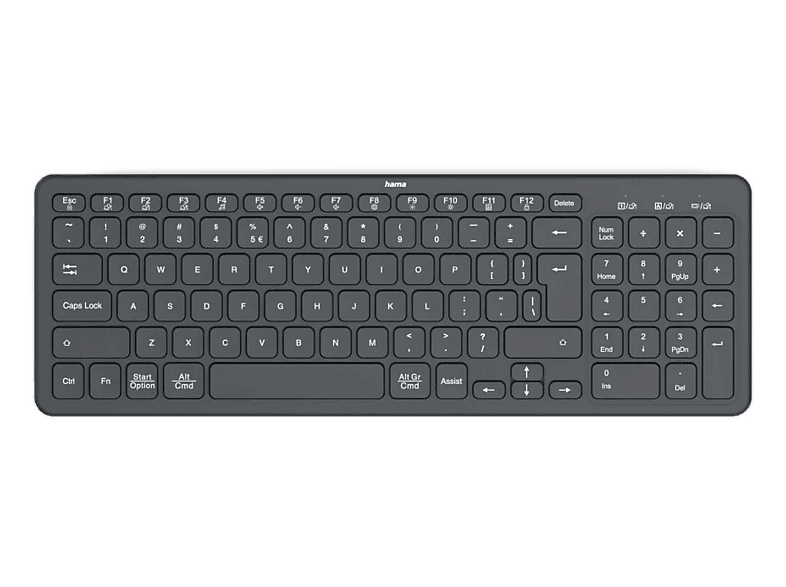 Klawiatura bezprzewodowa HAMA WK-300 Czarny