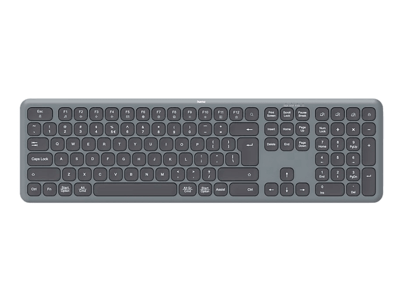Hama Klawiatura WK-550 multi device Czarno-szara