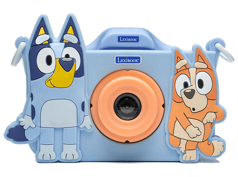Cámara - Lexibook Infantil con protección Bluey, 40 megapixel, Video 1080 pixel, Incluye tarjeta SD 8GB, Juegos, Azul