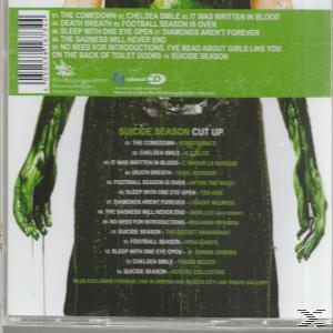 CD borító. Zöld és fekete dizájn. A szöveg dalcímeket és a 'Suicide Season' album nevét tartalmazza.