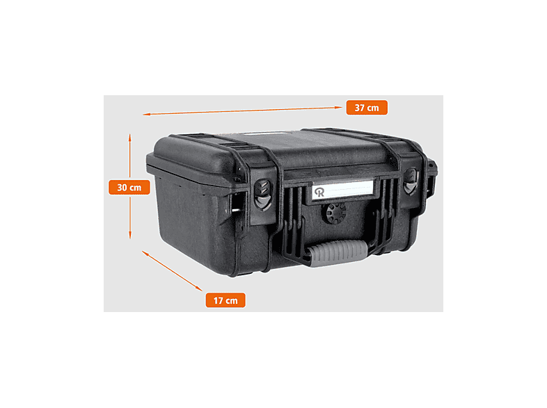 ROLLEI Hard Case 3730 Hartschalenkoffer, Schwarz