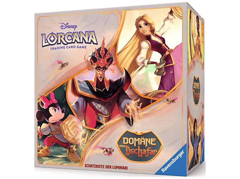 Ravensburger Disney Lorcana TCG: Domäne von Dschafar - Schatzkiste der Luminari (Deutsch) Trading Card Games