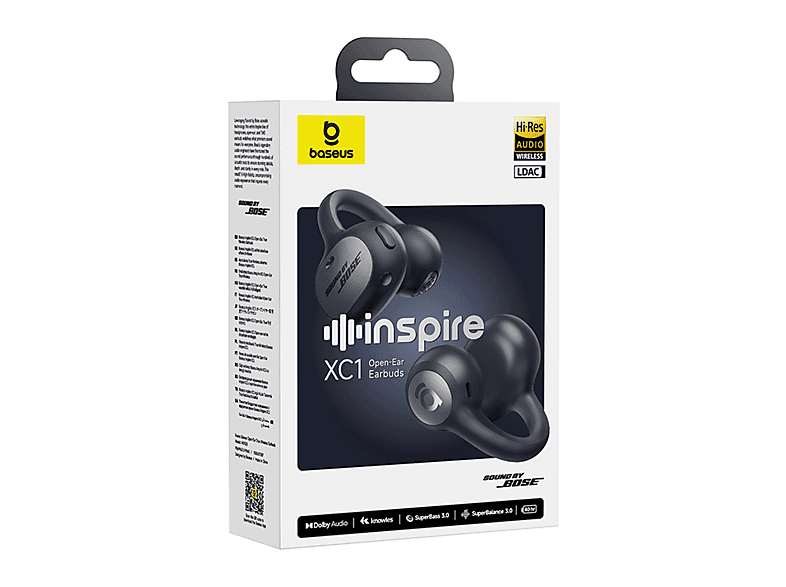 Auriculares conducción de aire | Baseus Inspire XC1 Sound By Bose