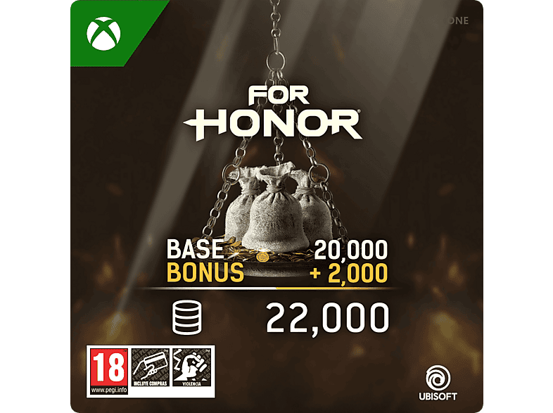 Xbox One Pack de 22.000 créditos acero - FOR HONOR (Código descarga) (*Juego base se vende por separado)