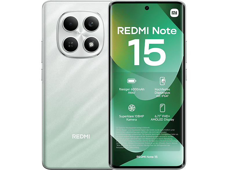 XIAOMI REDMI Note 15 128 GB Forest Green Dual SIM