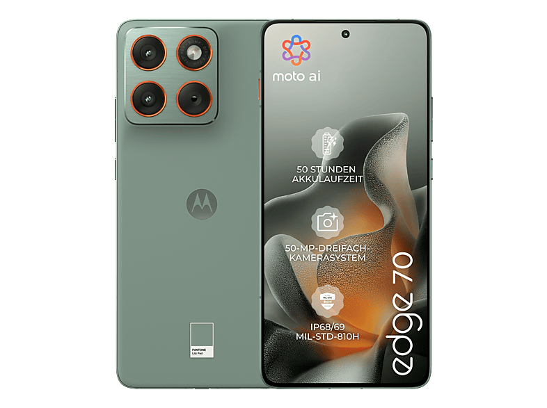 MOTOROLA edge 70 512 GB PANTONE® Lily Pad Dual SIM