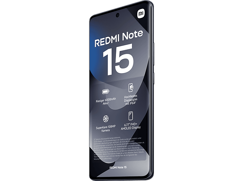 XIAOMI REDMI Note 15 128 GB Black Dual SIM