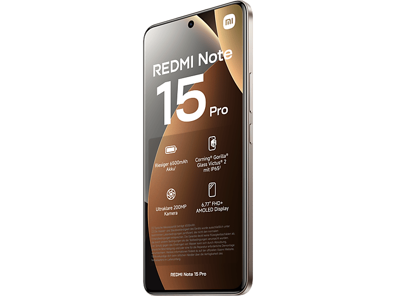 XIAOMI REDMI Note 15 Pro 256 GB Titanium Dual SIM