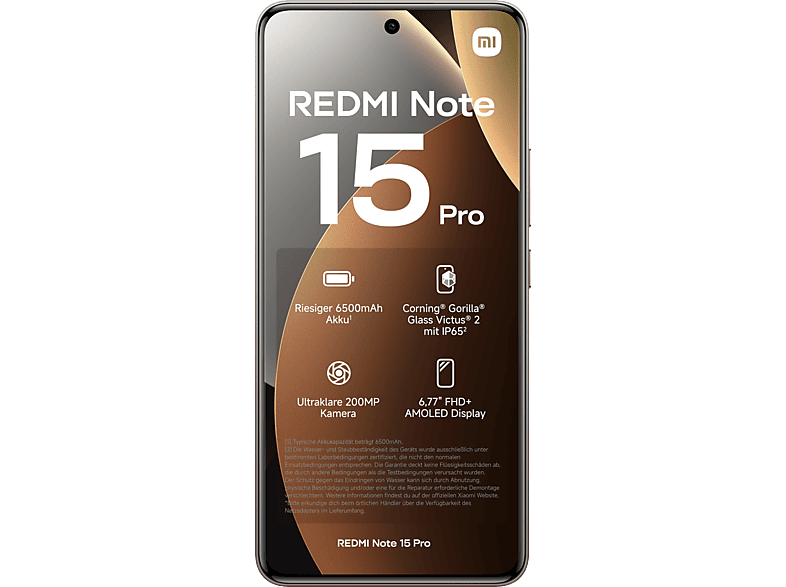 XIAOMI REDMI Note 15 Pro 256 GB Titanium Dual SIM