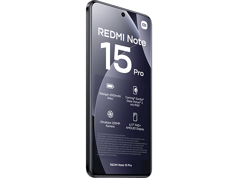 Thumbnail - XIAOMI REDMI Note 15 Pro 256 GB Black Dual SIM
