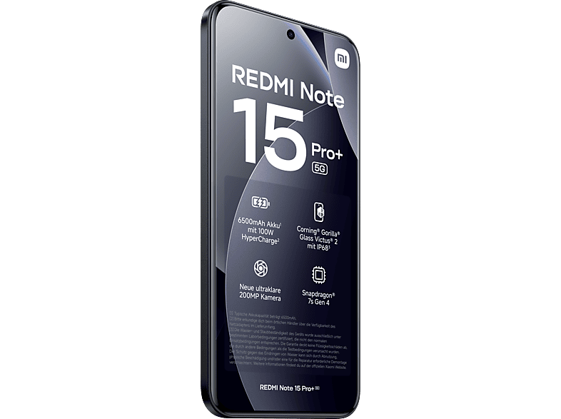 Xiaomi Redmi Note 15 Pro+, 5G, 256 GB, Black, Dual SIM — Foto 2 von 5