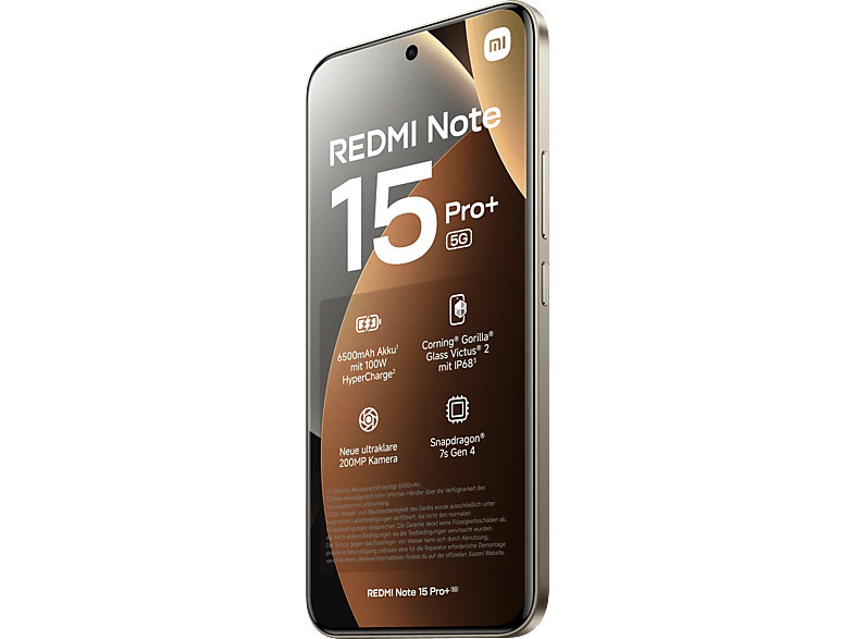 XIAOMI REDMI Note 15 Pro+ 5G 256 GB Mocha Brown Dual SIM