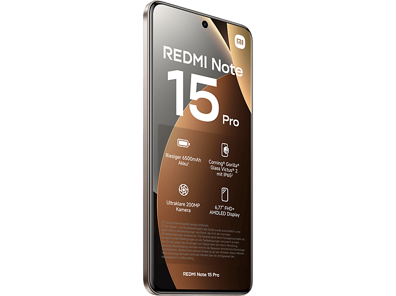 XIAOMI REDMI Note 15 Pro 256 GB Titanium Dual SIM