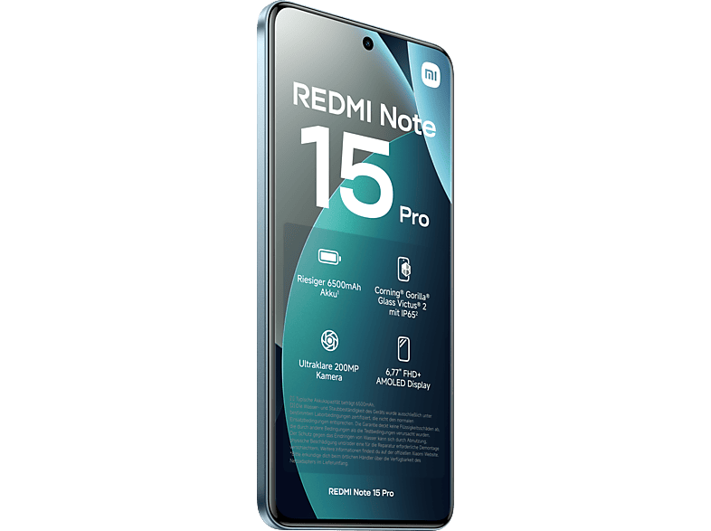 XIAOMI REDMI Note 15 Pro 256 GB Glacier Blue Dual SIM