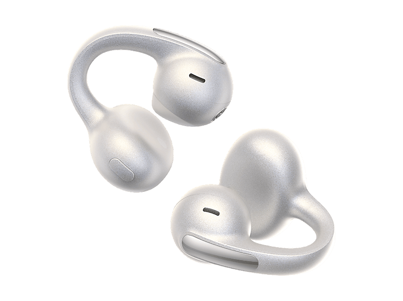 Auriculares conducción de aire - Baseus Bowie MC1 Pro Open-Ear, 40 h autonomía, Cancelación ruido, Audio Hi-Res i3X, Resistencia IP67, Blanco
