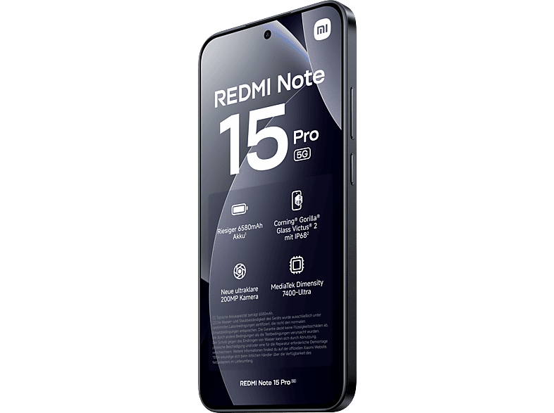 Thumbnail - XIAOMI REDMI Note 15 Pro 5G 256 GB Black Dual SIM