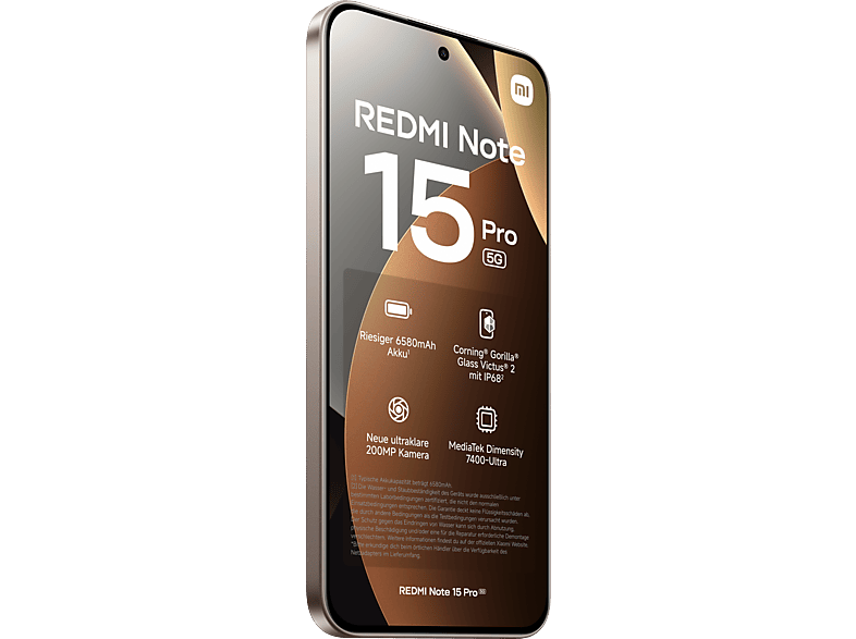 Thumbnail - XIAOMI REDMI Note 15 Pro 5G 256 GB Titanium Dual SIM