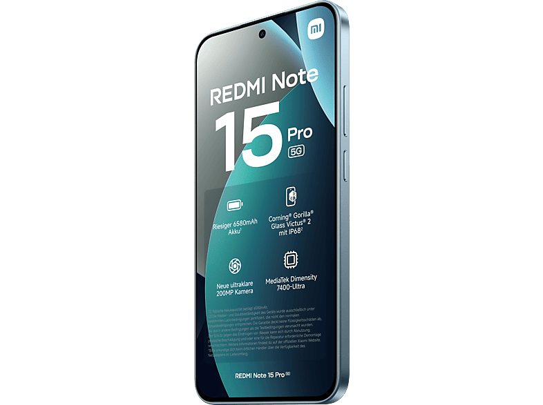 XIAOMI REDMI Note 15 Pro 5G 256 GB Glacier Blue Dual SIM