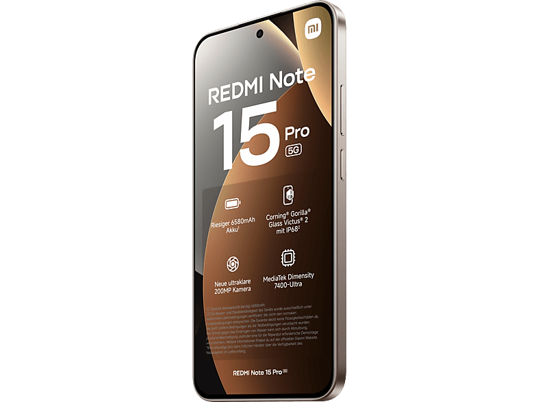 Thumbnail - XIAOMI REDMI Note 15 Pro 5G 256 GB Titanium Dual SIM