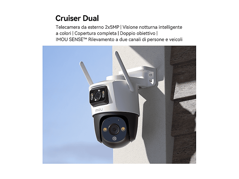 Pro 2K Telecamera WiFi Interne 3MP Home Camera,Enhanced Visione Notturna,Smart,A