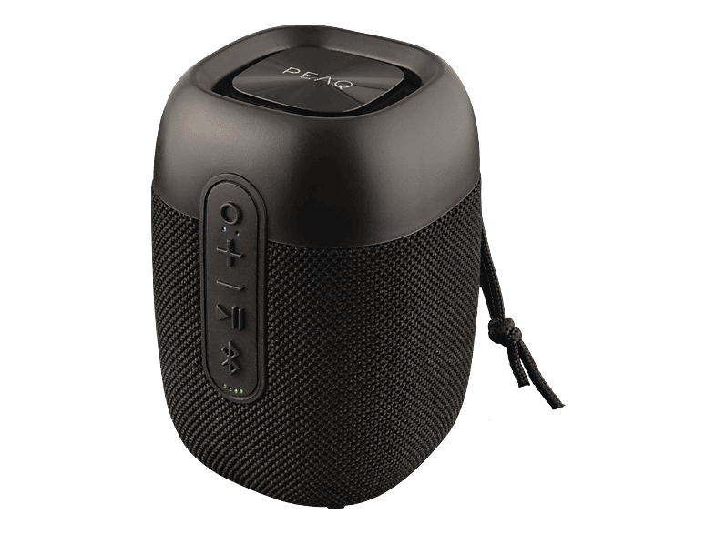 PEAQ PPA 205 Bluetooth-Lautsprecher, Schwarz, Wasserfest