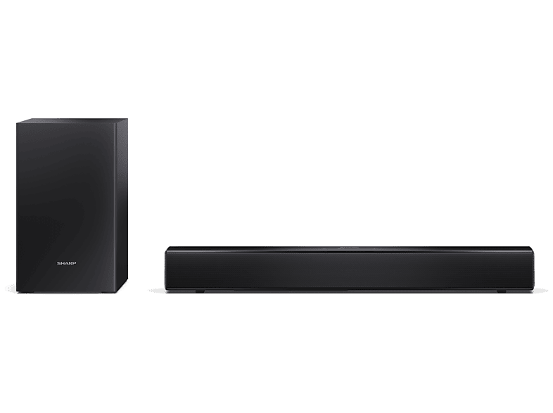 Sharp HT-SBW121 Compact 2.1 Soundbar with Wireless Subwoofer | Sharp
