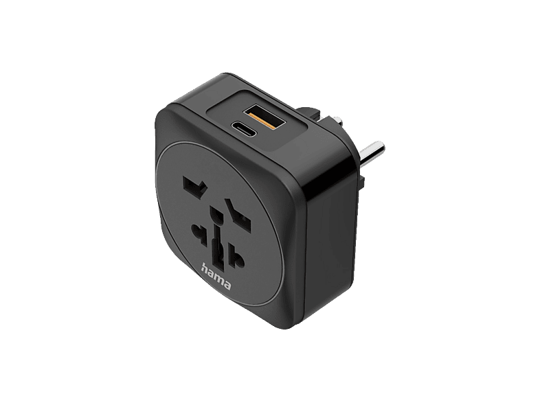 HAMA Typ E/F, 3-polig Reiseadapter