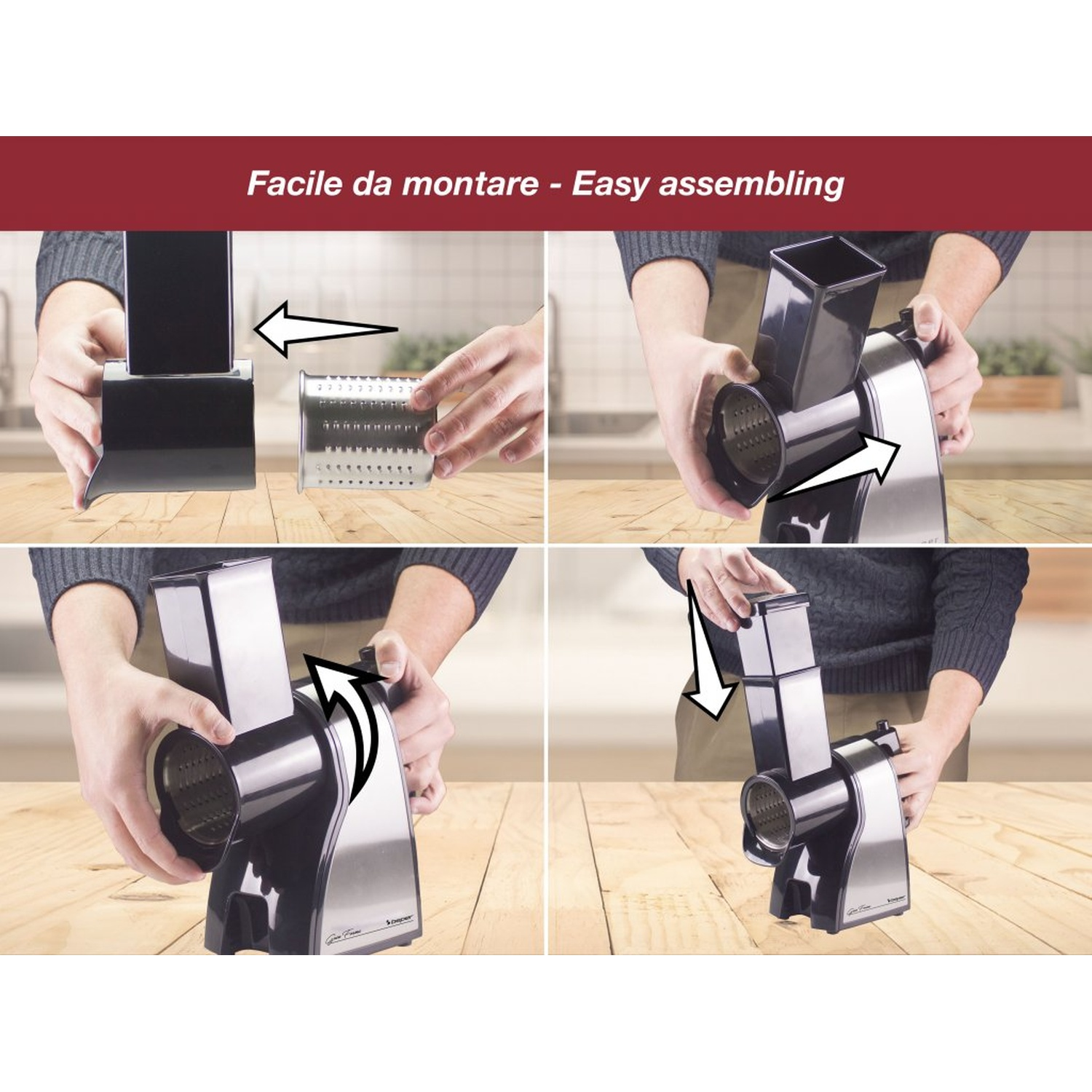 BEST DIRECT Sumo Slicer, Groentesnijder Voor Kaas En Salade, Rasp Voor Kaas En Groenten