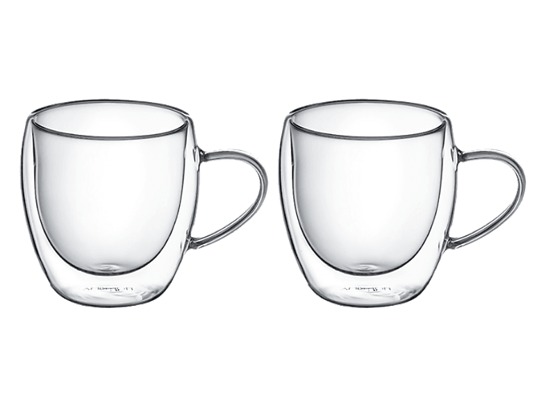 Szklanka AMBITION Doble z uchwytem 250ml Przezroczysty